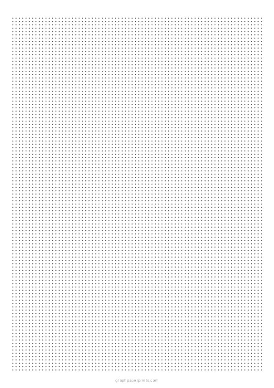 1/10 Dot Grid Paper (A4)