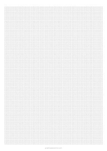 1/10 Dot Grid Paper (A4)