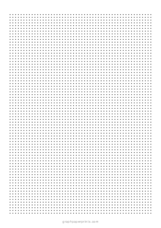 1/10 Dot Grid Paper (A5)
