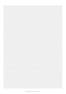 1/10 Dot Grid Paper (A5)
