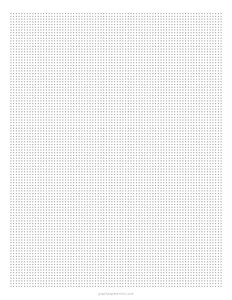 1/10 Dot Grid Paper