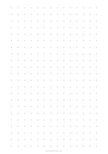1/2 Dot Grid Paper (A4)