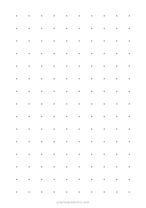 1/2 Dot Grid Paper (A5)