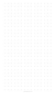 1/2 Dot Grid Paper (Legal)