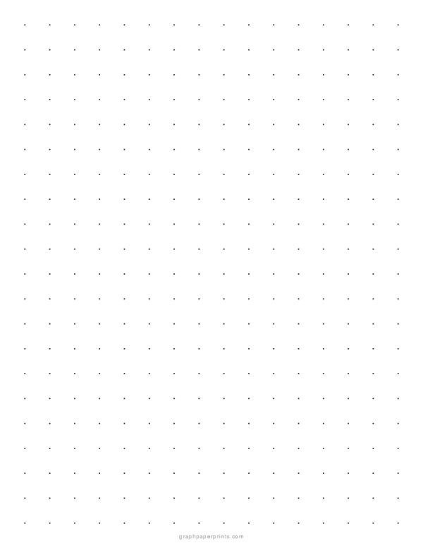 1/2 Dot Grid Paper