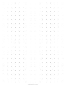 1/2 Dot Grid Paper