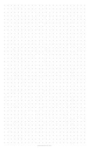 1/3 Dot Grid Paper (Legal)