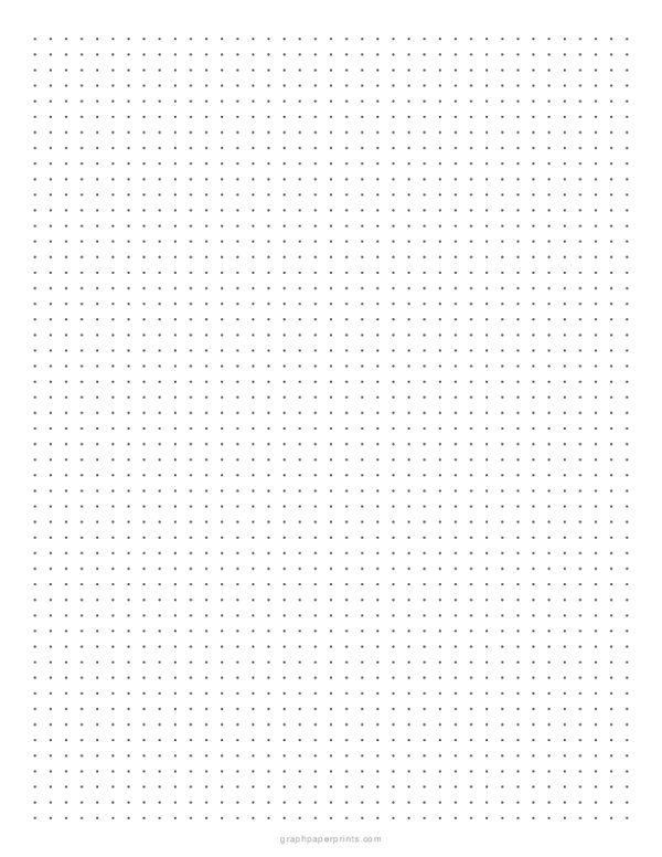 1/5 Dot Grid Paper