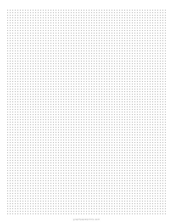 1/8 Dot Grid Paper