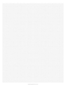 1/8 Dot Grid Paper