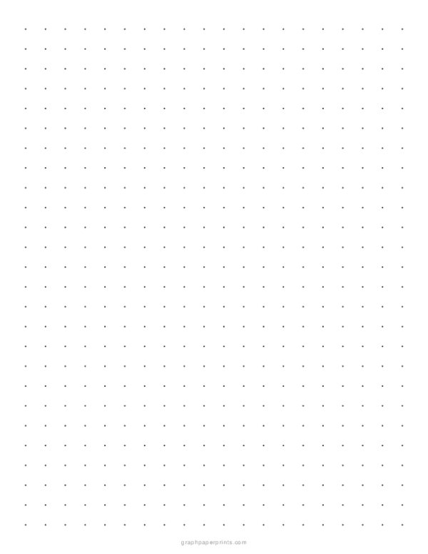 1 cm Dot Grid Paper