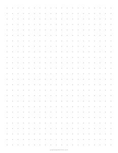 1 cm Dot Grid Paper