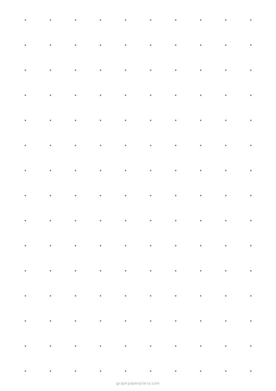 3/4 Dot Grid Paper (A4)