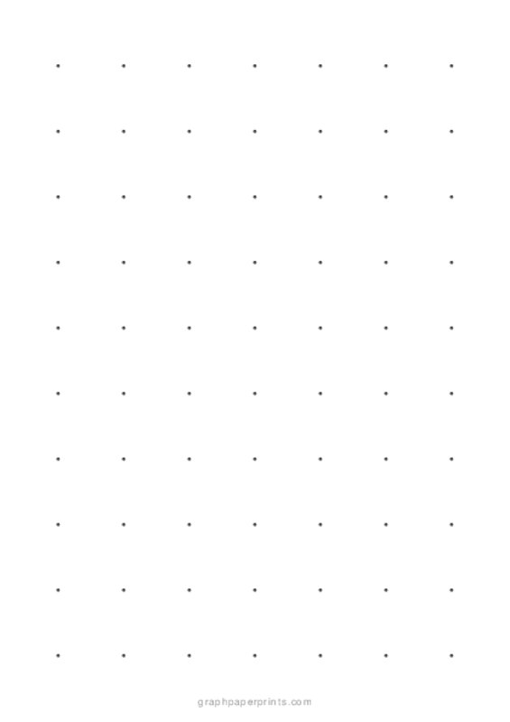 3/4 Dot Grid Paper (A5)