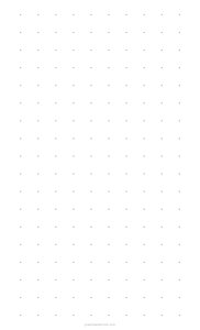 3/4 Dot Grid Paper (Legal)