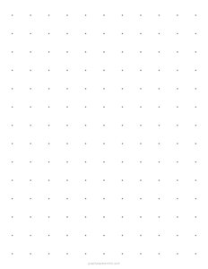 3/4 Dot Grid Paper
