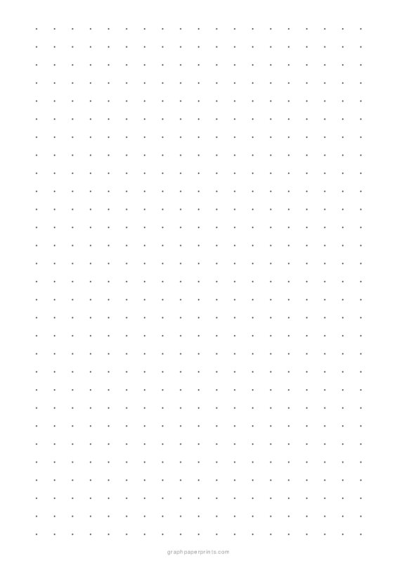 3/8 Dot Grid Paper (A4)