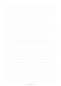 3/8 Dot Grid Paper (A4)