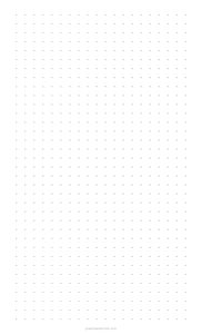 3/8 Dot Grid Paper (Legal)