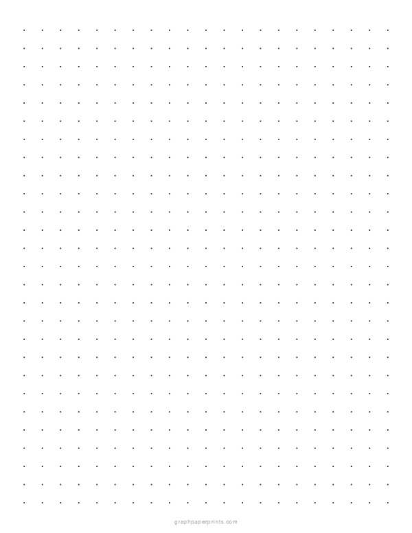 3/8 Dot Grid Paper