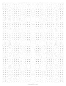 6 mm Dot Grid Paper