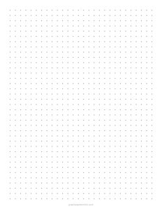 7 mm Dot Grid Paper