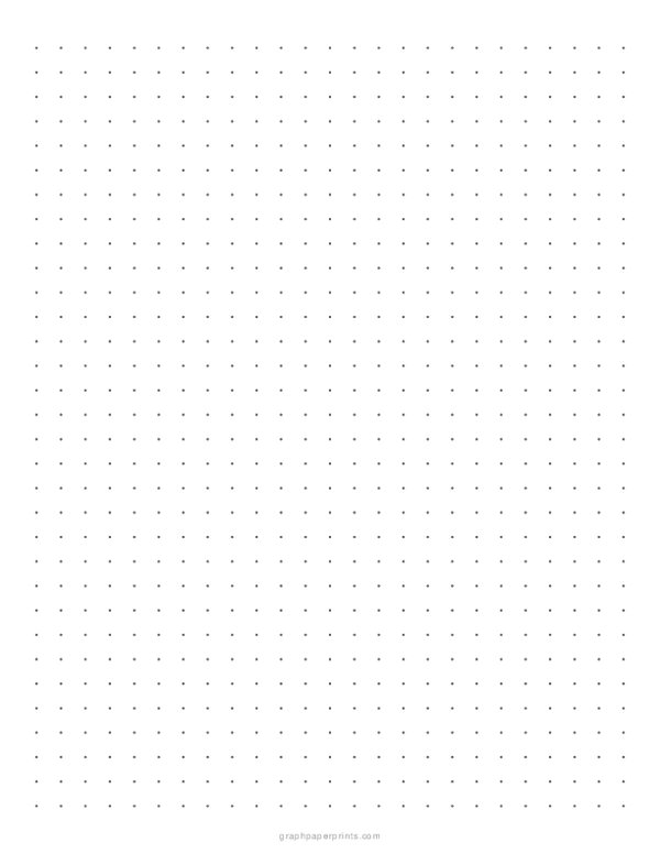 8 mm Dot Grid Paper