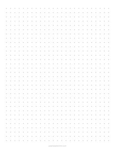 8 mm Dot Grid Paper