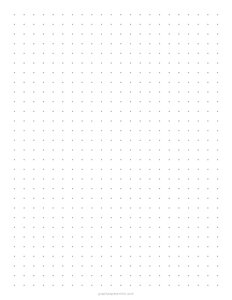 9 mm Dot Grid Paper