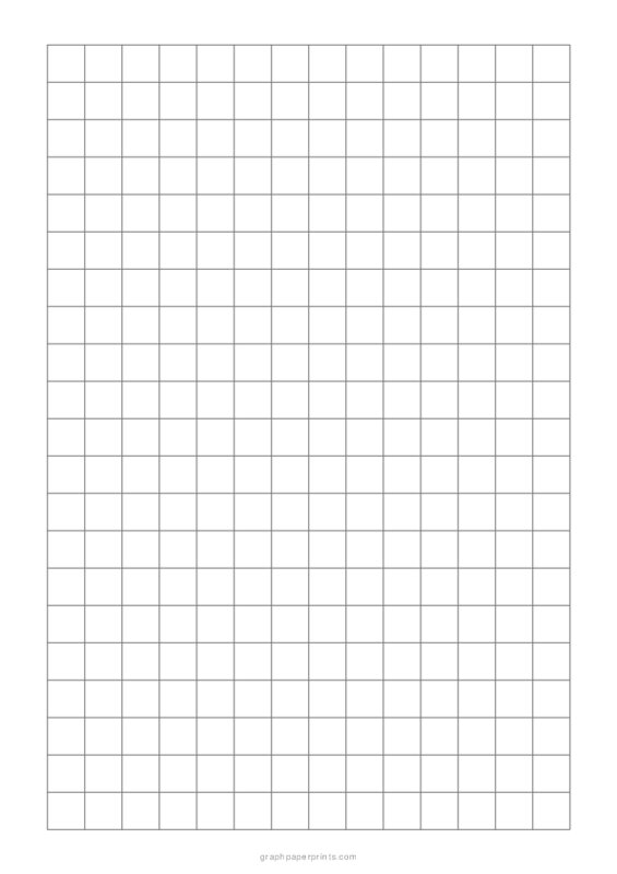 1/2 Square Grid Paper (A4)