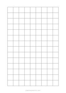 1/2 Square Grid Paper (A5)