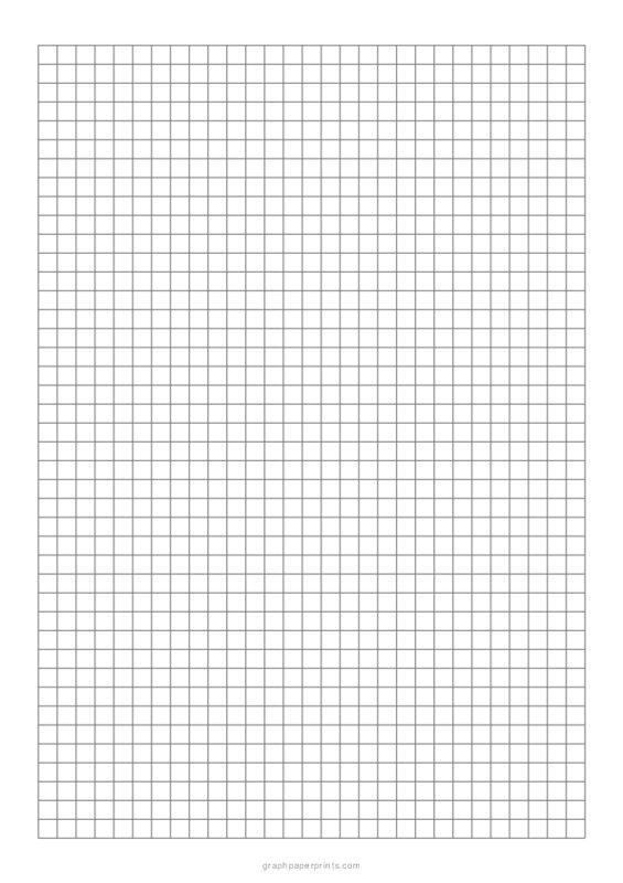 1/4 Square Grid Paper (A4)
