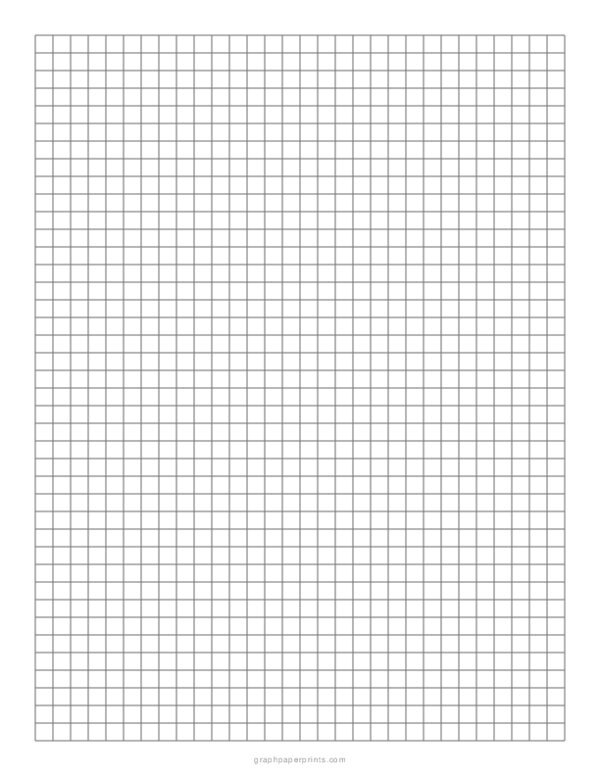 1/4 Square Grid Paper