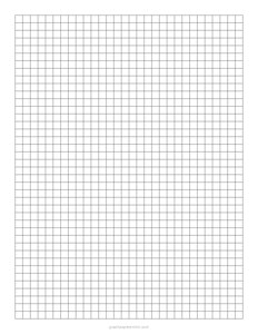1/4 Square Grid Paper